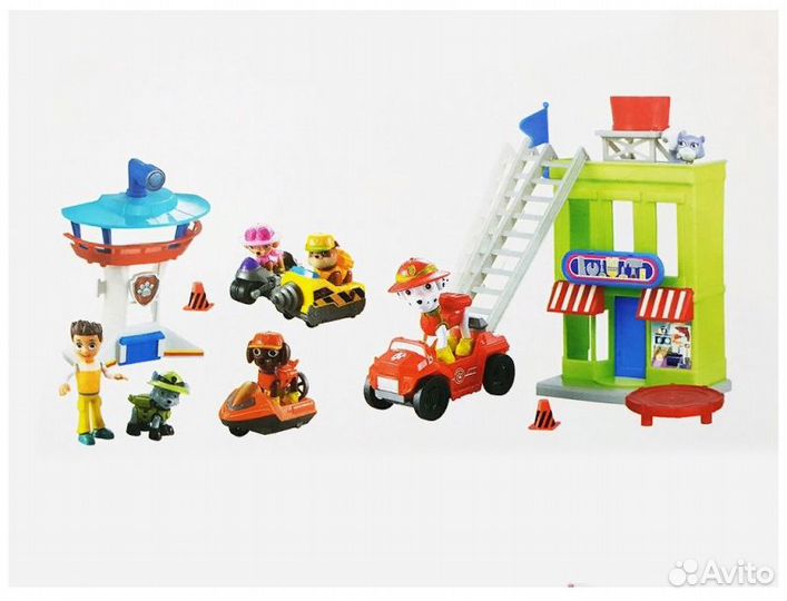 Щенячий патруль База офис спасателей с щенками