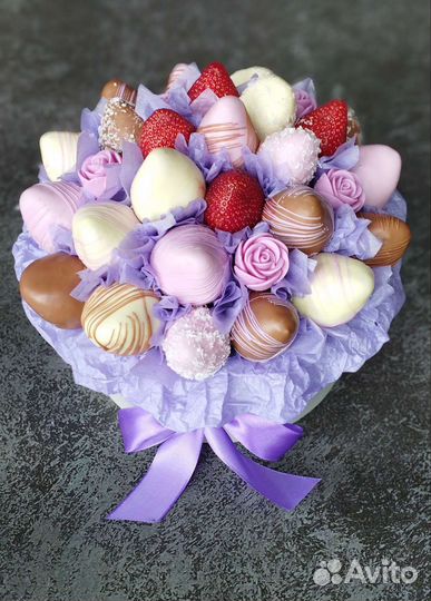 Съедобные букеты из бельгийского шоколада