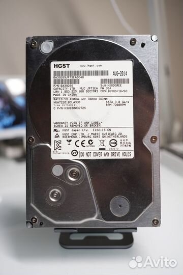 Жёсткий диск hgst 1TB 3.5