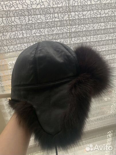 Шапка ушанка женская