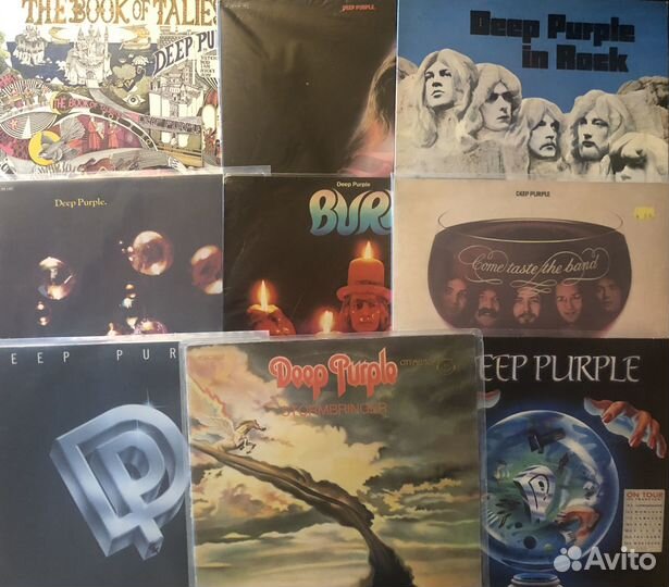 Deep Purple виниловые пластинки, оригиналы