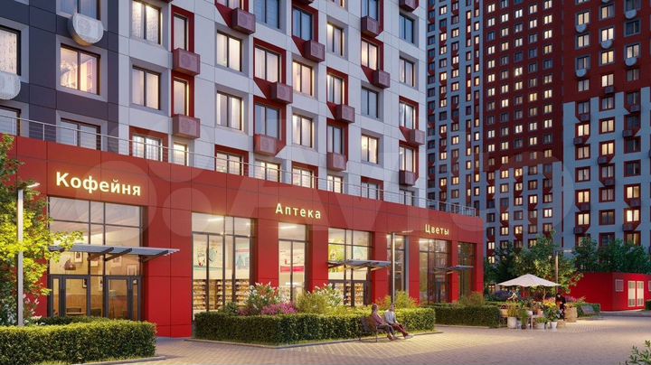 Квартира-студия, 22,8 м², 9/19 эт.