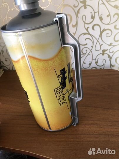 Бутылка металическая из под пива