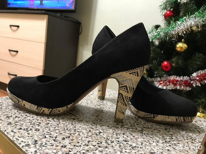 Туфли замша, 39р