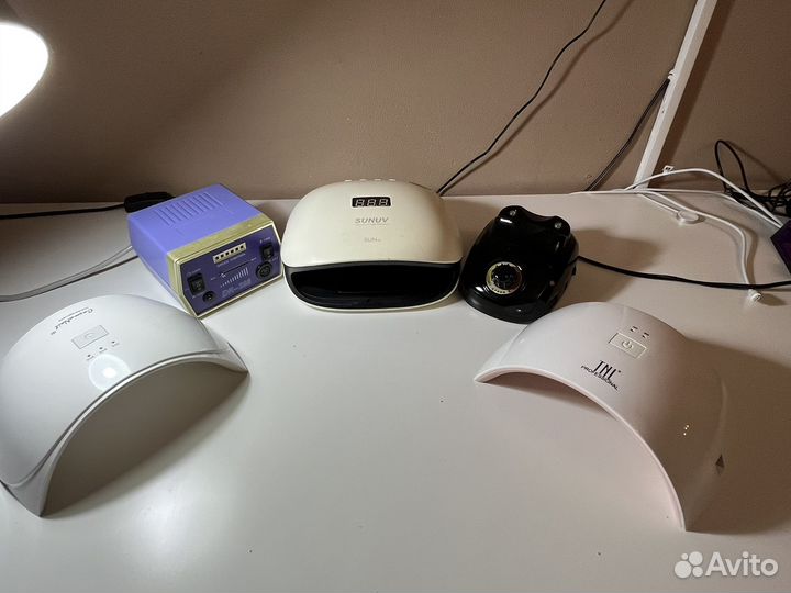 Аппараты и лампы для маникюра бу