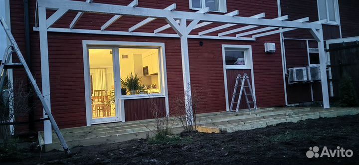 Строительство, терас,беседок, плотник