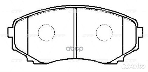 Колодки тормозные mazda CX-7/CX-9 07- передние
