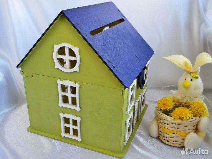 Свадебная казна Большой домик для открыток и карт