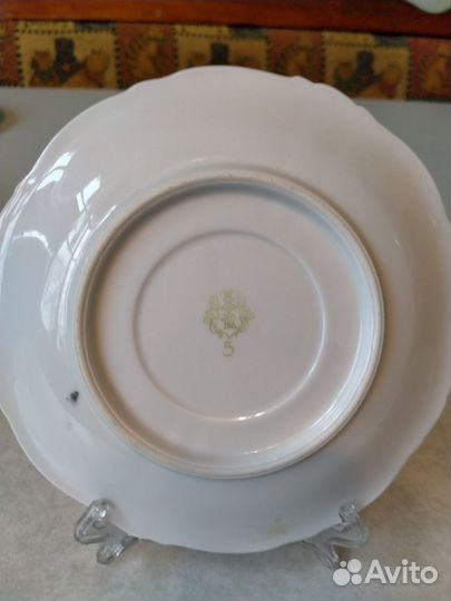 Чайные блюдца фарфоровые ГДР