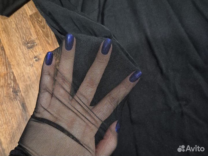 Платье с валаном