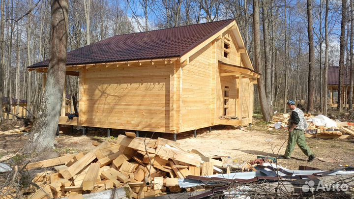 Строительство домов из профилированного бруса