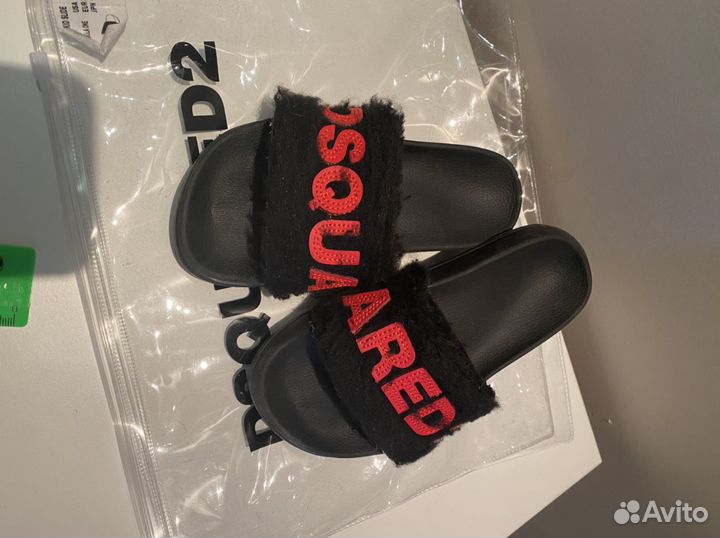 Шлёпки сланцы dsquared