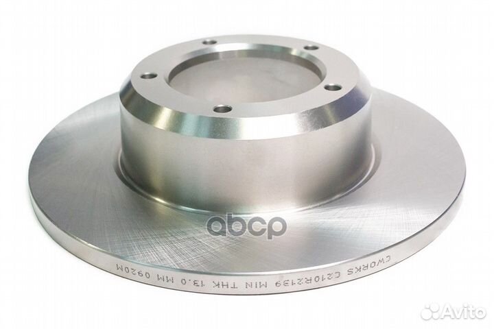 Тормозной диск передний C210R2139 cworks