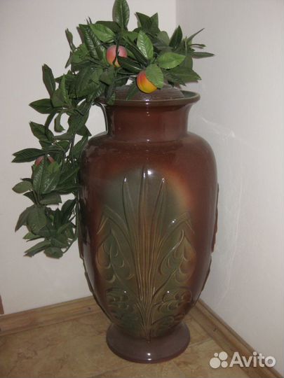 Ваза напольная керамическая