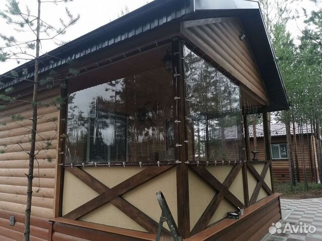 Мягкие пвх окна на беседку
