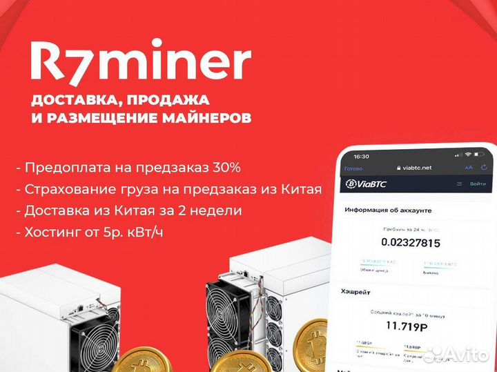 Асик Майнер Whatsminer M50S 118th