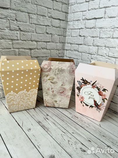 Коробки шляпные к 8 марта