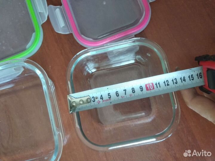 Контейнер стеклянный с крышкой