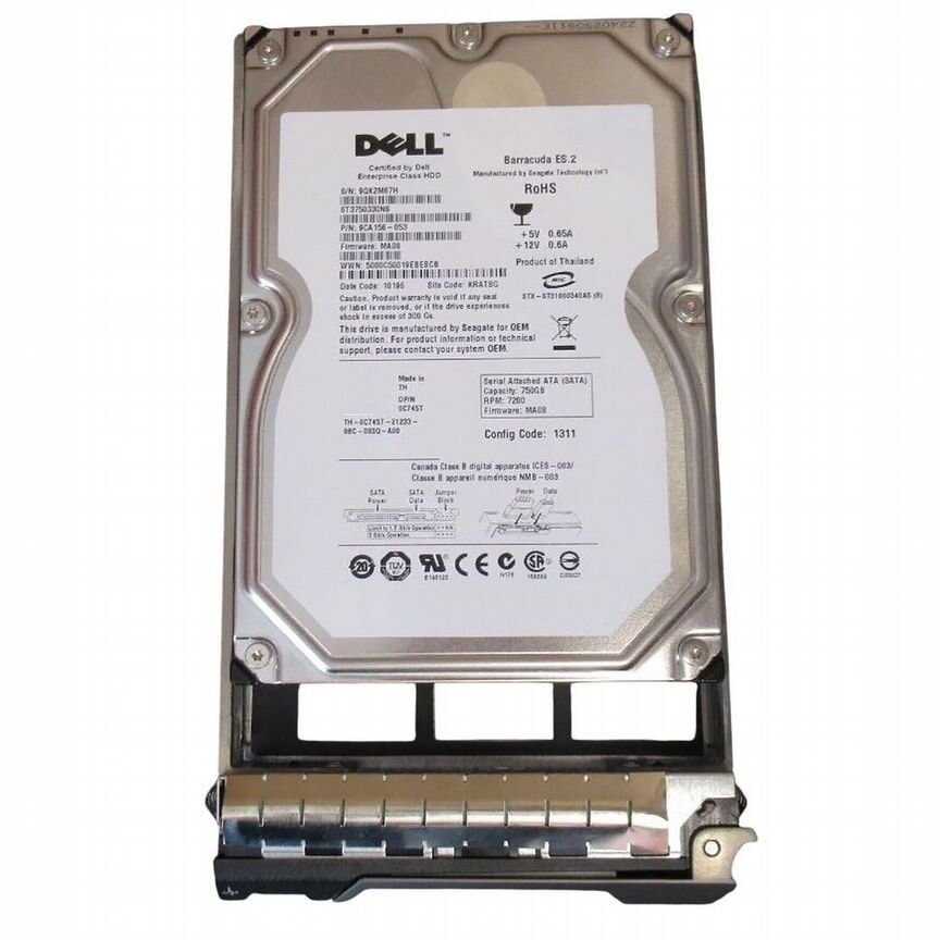 [C745T] Жесткий Диск Dell750gb Sata2 3.5" Hdd