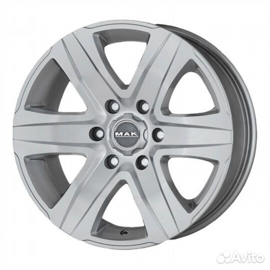 MAK Stone 6 18X8J 6X139.7 ET15 DIA106.1 Silver