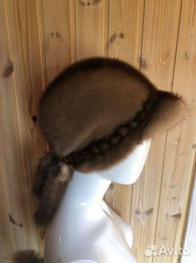 Шапка норковая женская