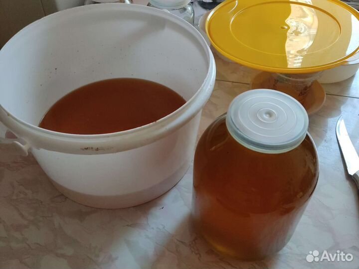 Мёд первой качки с домашней пасеки 2023г