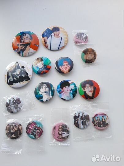 Значки k-pop/bts/txt/exo/blackpink