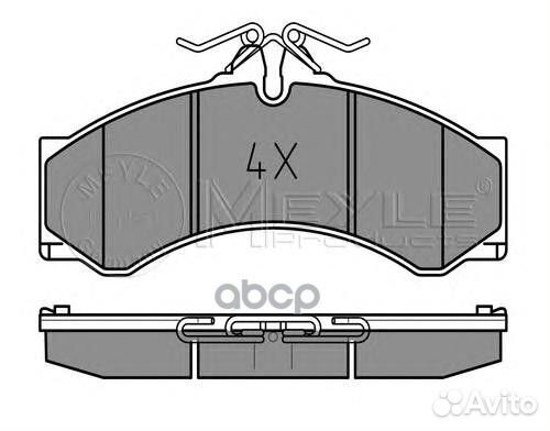 025 290 7620 колодки дисковые MB Sprinter 00-0