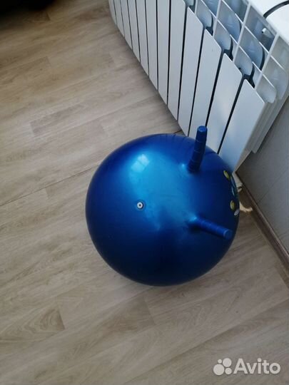 Мяч гимнастический (фитбол) с ручками