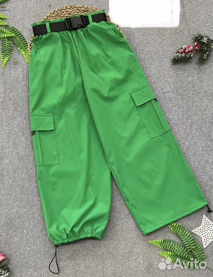 Брюки карго на девочку