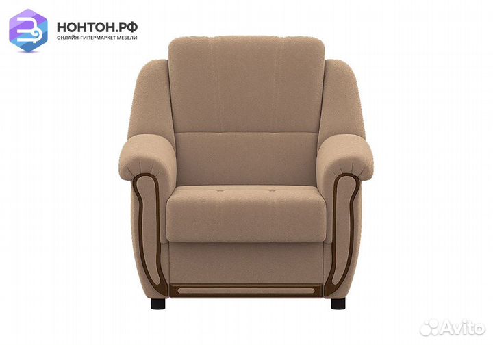 Кресло раскладное Вега-1 светло-коричневое