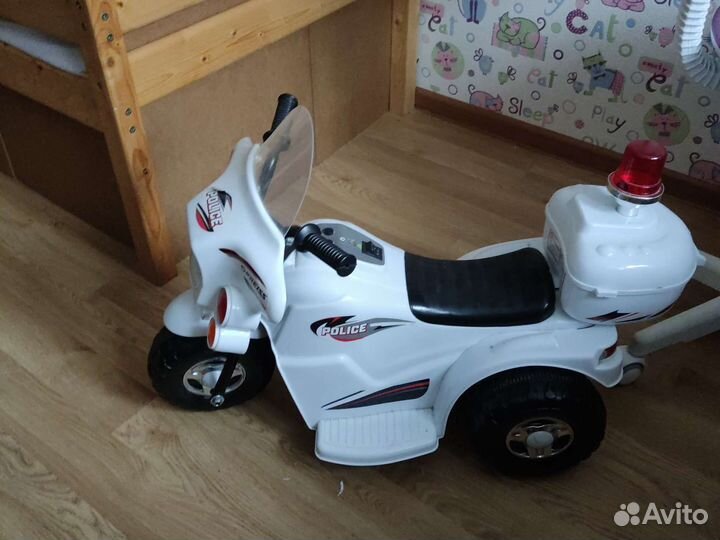 Детский мотоцикл на аккумуляторе бу