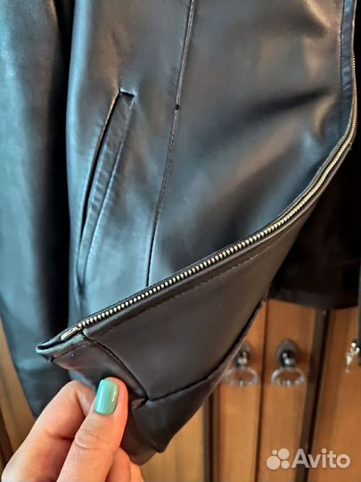 Куртка кожаная