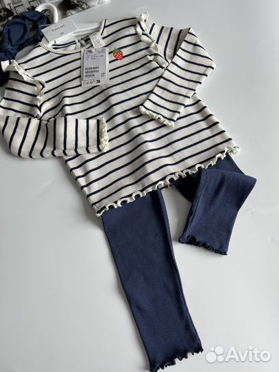 Комплект в рубчик H&M (74,80)