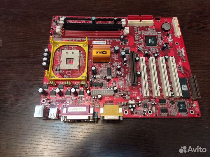 Редкая плата pcchips M922U REV 5.0 lga 478 рабочая