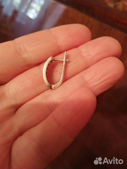 Серебряные серьги СССР