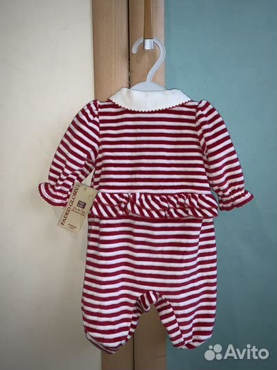 Новогодний костюм для новорождённой девочки