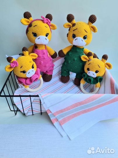 Вязаный набор для малыша Игрушка жираф