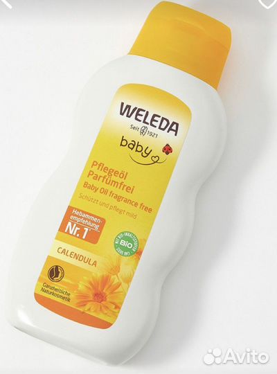 Масло Weleda для младенцев