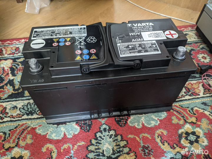 Аккумулятор AMG 92 Ач Porsche, VAG, BMW, Mercedes