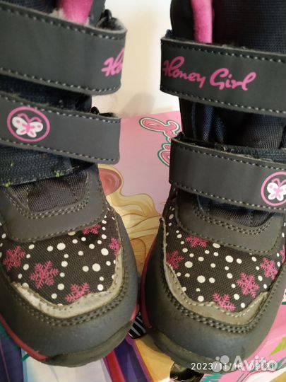 Ботинки зимние для девочки 28, 30 размер