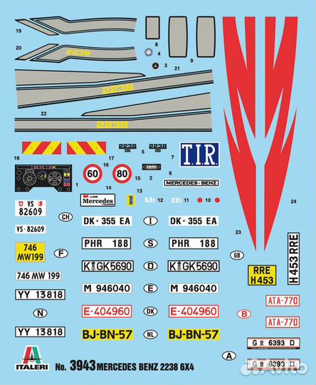 Сборная модель автомобиля Italeri 3943ит 1/24
