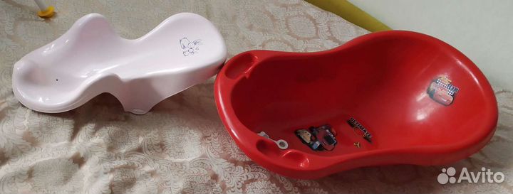 Ванна для купания + горка для купания