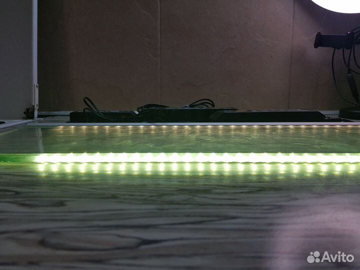 Стеклянная Светодиодная Полка