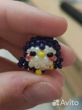 Мини амигуруми из бисера