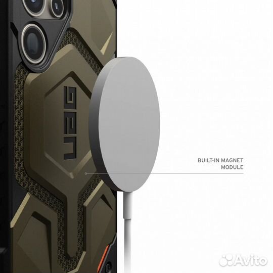 Чехол Uag Monarch PRO S24 Ultra MagSafe, Green