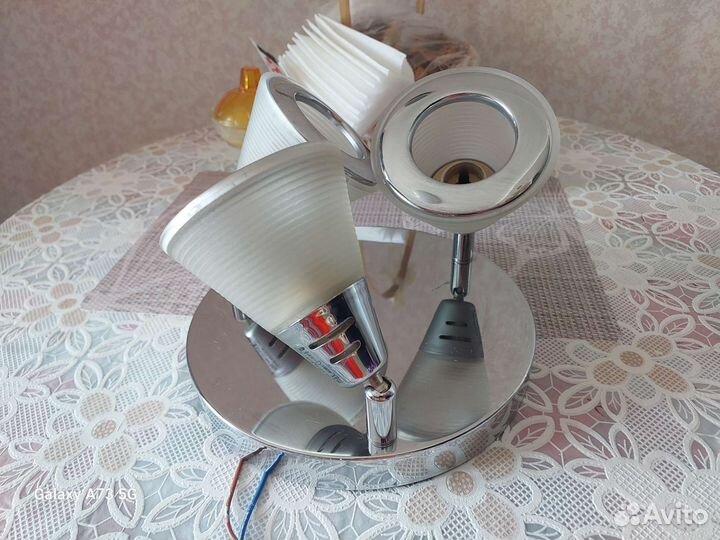 Люстра потолочная бу