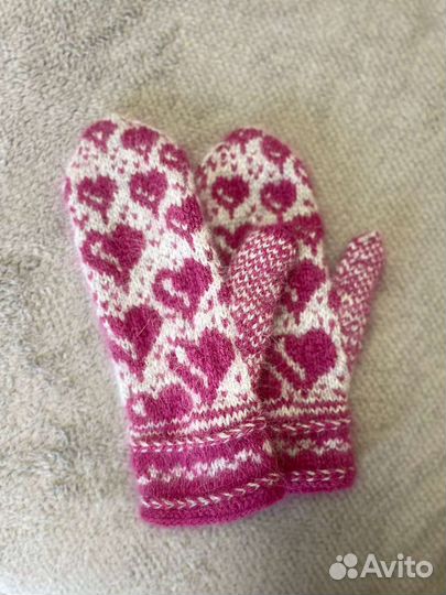 Варежки ручной работы