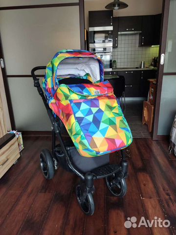 Коляска 2 в 1 adamex reggio