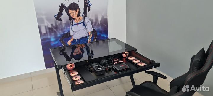 Игровой стол-компьютер RTX 4070